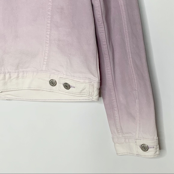 NEW Levi's Jean Trucker Lavender Ombre Jacket - Picture 6 of 14